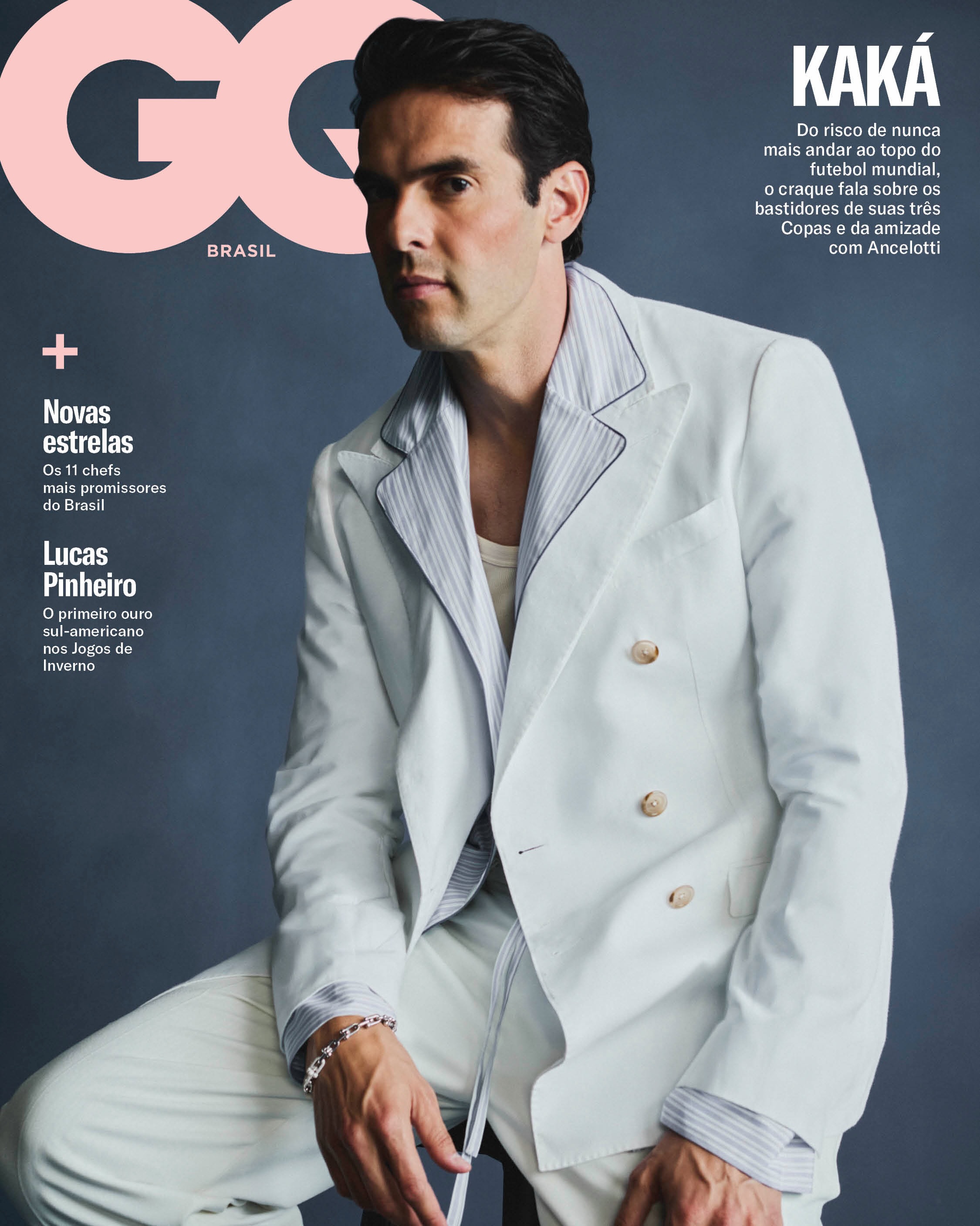 Capa alternativa da GQ Brasil com Kaká